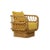 Luna Chair in Stained Rattan by Popus Editions For Sale - Image 4 of 11