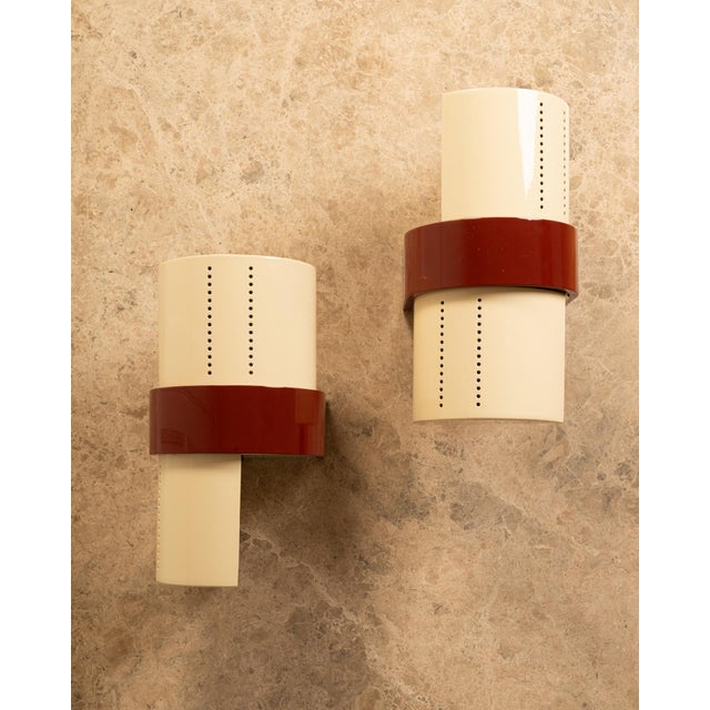 1980s Italian Wall Lights, 1980s, Set of 2 For Sale - Image 5 of 6