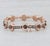 Rose Le Vian 4.07ctw Champagne Diamond Quartz Links Bracelet 14k Rose Gold 6.75" 8mm For Sale - Image 8 of 10