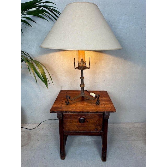 Brutalist Vintage Brutalist Table, 1940s For Sale - Image 3 of 18