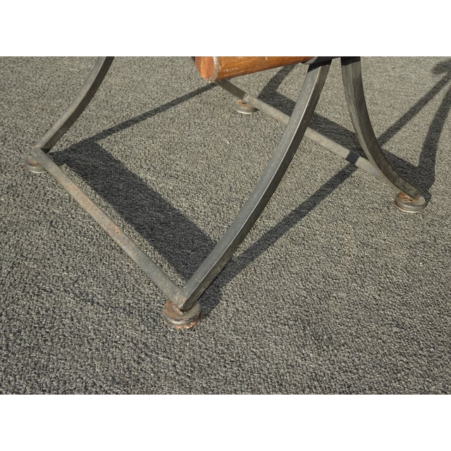 Set of Three Vintage Cleo Baldon Style Mid Century Modern Black Barstools For Sale - Image 16 of 17