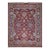 8x10 Burgundy Traditional Floral Oushak Hand Knotted Wool Carpet Rug For Sale