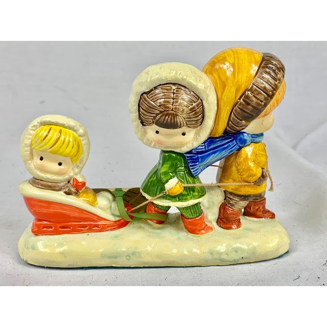 Mid-Century Modern Vintage 1972 Joan Walsh Aglund Winter Figurine For Sale - Image 3 of 9
