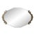 Art Deco Silvered Bronze Wall Mirror For Sale