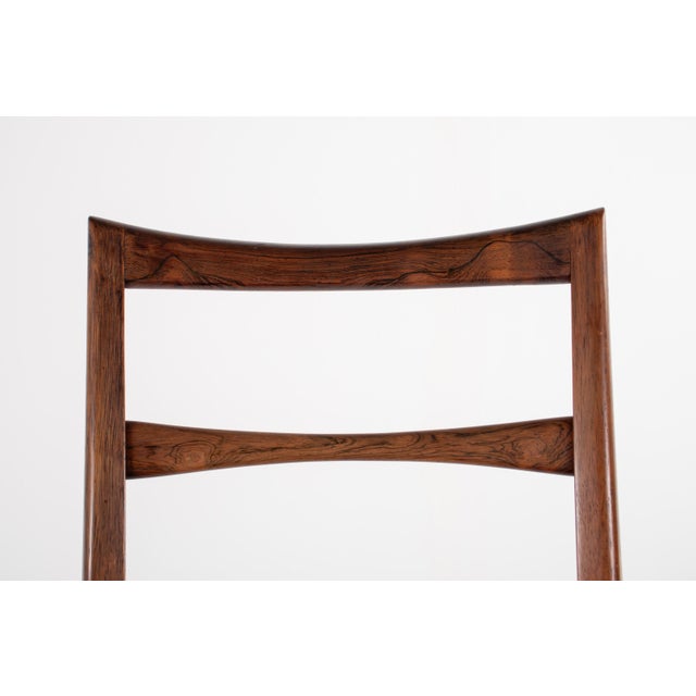 Niels Koefoed Vintage Lis Dining Chairs by Niels Koefoed for Hornslet Furniture Factory, Denmark, 1960s, Set of 6 For Sale - Image 4 of 13