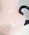 Glass Antique Pink French Opaline Glass Pitcher, Applied Black Glass Handle For Sale - Image 7 of 11
