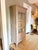 Beige French Country Shabby Chic Glazed Display Cabinet in Patined Wood, 1930s For Sale - Image 8 of 15