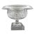 William Yeoward Cordelia Footed Grapevine Etched Compote Rose Bowl For Sale