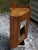 Farmhouse Antique Oak Corner Medicine Cabinet Beveled Mirror Cupboard Kitchen Apothecary For Sale - Image 3 of 13