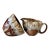 Circa 1960 Canonsburg Pottery Ironstone Drip Glaze Creamer & Wide Mouth Open Sugar Bowl Set – A Pair For Sale