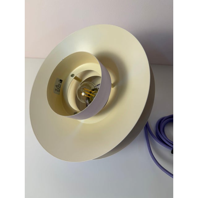 Type 776 Lilac Louvered Lamp from Horn For Sale - Image 9 of 11