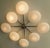 Fabio Ltd 21st Century Otto Satin Nickel Matte White Murano Glass Flush Mount by Fabio LTD For Sale - Image 4 of 4