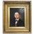 19th Century Victorian Oil on Canvas Portrait of Young Man in Gilt Frame For Sale