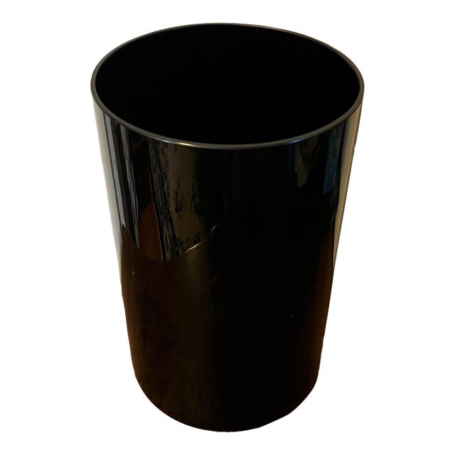 Art Deco Amethyst Glass Cylinder Vase For Sale