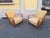 Armchairs in Wood and Yellow Fabric from Paolo Buffa, 1940s, Set of 2 For Sale - Image 9 of 13