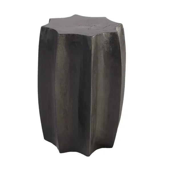 Contemporary Octagon Black Accent or Side Table or Stool of Stool For Sale - Image 3 of 6
