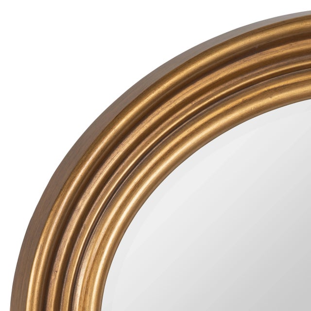 Parker Arch Gold Wall Mirror For Sale - Image 6 of 7