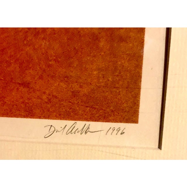 Large scale print, 24 X 36 inches. Framed to 29.5 X 41.5. This was described as Polaroid transfer print. It has the feel...