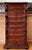 Late 19th Walnut Nine Drawer Tall French Carved Chest or Siffonier For Sale - Image 17 of 18