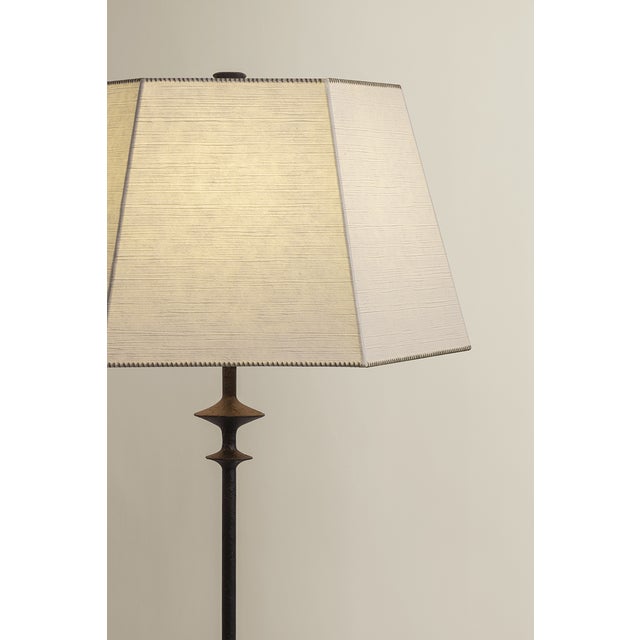 Metal Hudson Valley Lighting Celmins 22 in. 1 Light Floor Lamp in Black Iron Finish For Sale - Image 7 of 11