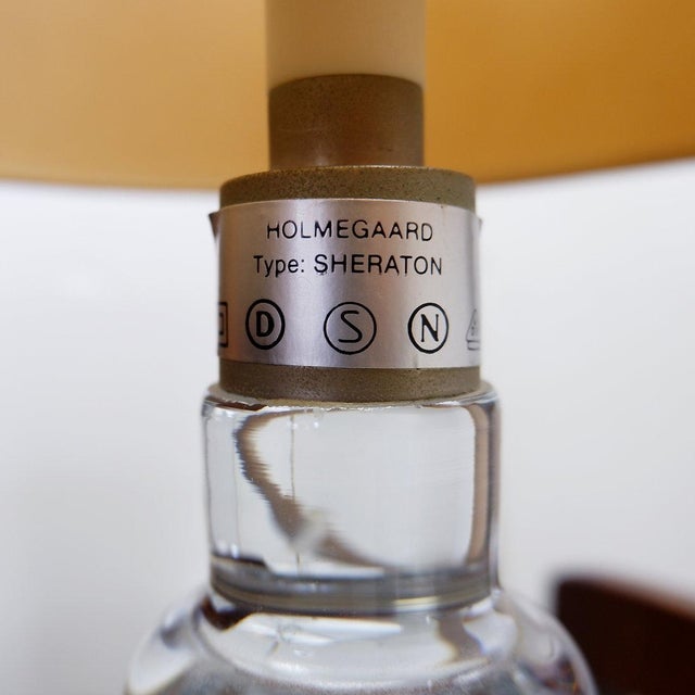 Sheraton Model Glass Table Lamp by Michael Bang for Holmegaard, 1970s For Sale - Image 9 of 12