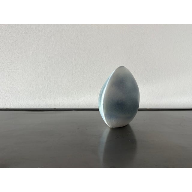 1970s Organically Shaped Ceramic Solifleur Vase, France, 1970s For Sale - Image 5 of 18
