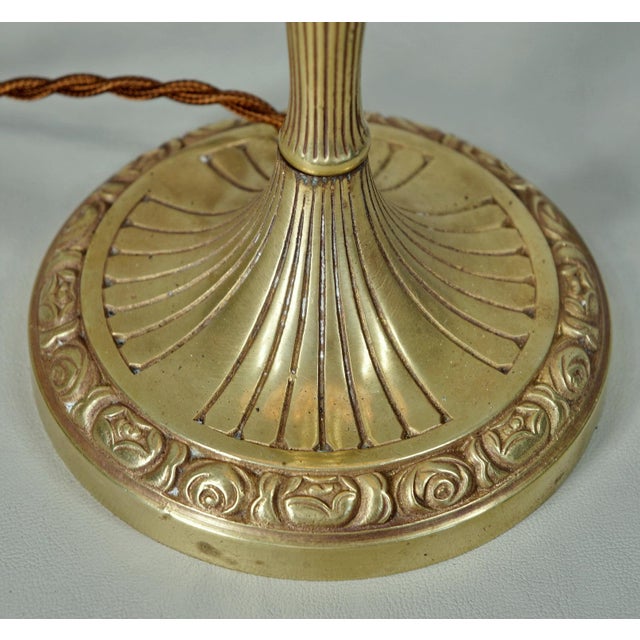 1920s French Art Deco Table Lamp by Leon Richard & Muller Freres 1920s France For Sale - Image 5 of 10