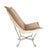 Brown Puff Chair Complete Qivuit Camel For Sale - Image 8 of 8