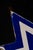1960s Double-Sided Porcelain "Service Entrance" Arrow Sign For Sale - Image 13 of 15