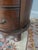 Vintage Kidney Shaped Double Pedestal Mahogany Desk For Sale - Image 15 of 18