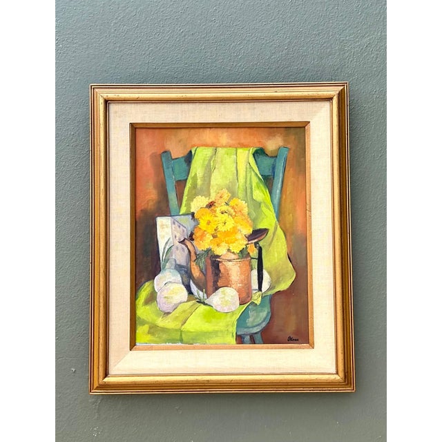 Vintage Framed Still Life Painting For Sale - Image 14 of 18
