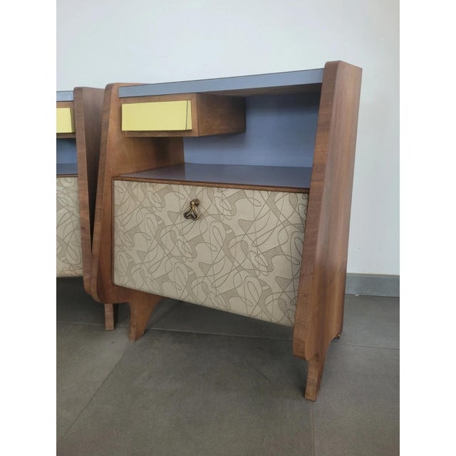 Mid-Century Italian Nightstands, 1970s, Set of 2 For Sale - Image 4 of 17