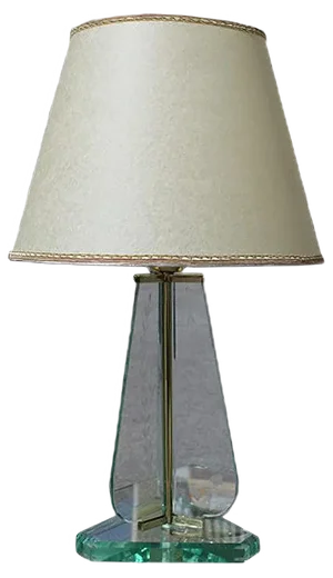 Italian Brass Table Lamp from Cristal Art, 1950s