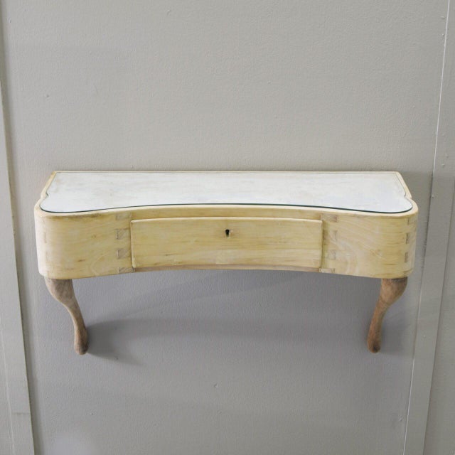 Vintage Kidney-Shaped Console Table by Paolo Buffa, 1950s For Sale - Image 6 of 9