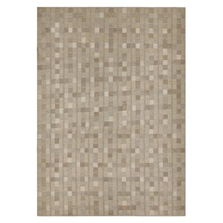 Geometric Modern Oversized Scallop Beige Rug "Scallure" by Doris Leslie Blau For Sale