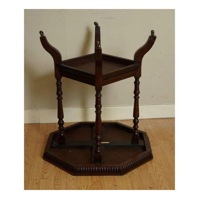 Arts & Crafts Octagonal Occasional Side Table by James Schoolbred For Sale - Image 12 of 13