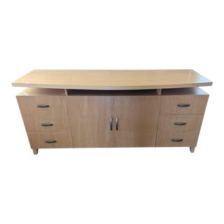 1990s Post Modern Curly Maple Sideboard or Dresser For Sale