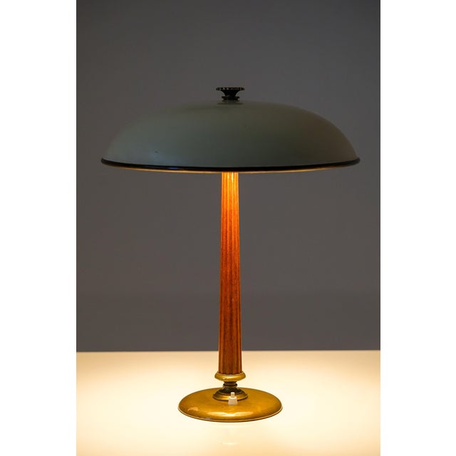 Swedish Modern Model 30246 Table Lamp by Erik Tidstrand for Nordiska Kompaniet, 1930s For Sale - Image 12 of 15