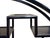 Black Lacquer Moon Gate Round Shelves Wood Display Curio Cabinet Room Divider For Sale - Image 10 of 12