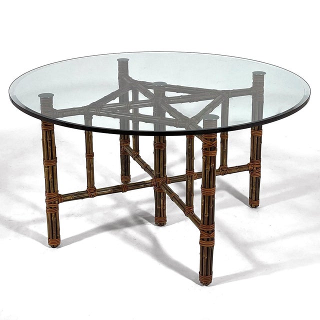 Contemporary John McGuire BA-13 Bamboo Dining Table For Sale - Image 3 of 9