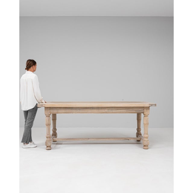 20th Century French Oak Dining Table For Sale - Image 17 of 18