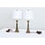 French vintage Grand Tour inspired marble table lamps, these diminutive stone obelisks are illuminated by medium-base...