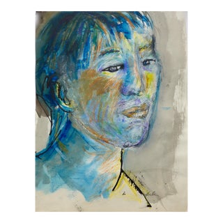Portrait of a Woman, Contemporary Drawing by Martha Holden For Sale