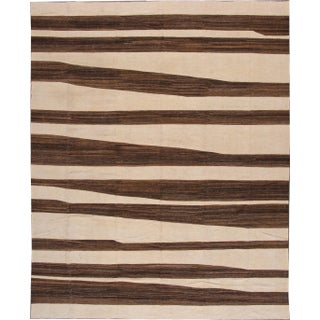 21st Century Modern Kilim Rug 12'x15' For Sale