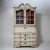 White-Painted Secretaire with Glazed Cabinet, 1700s For Sale - Image 11 of 11