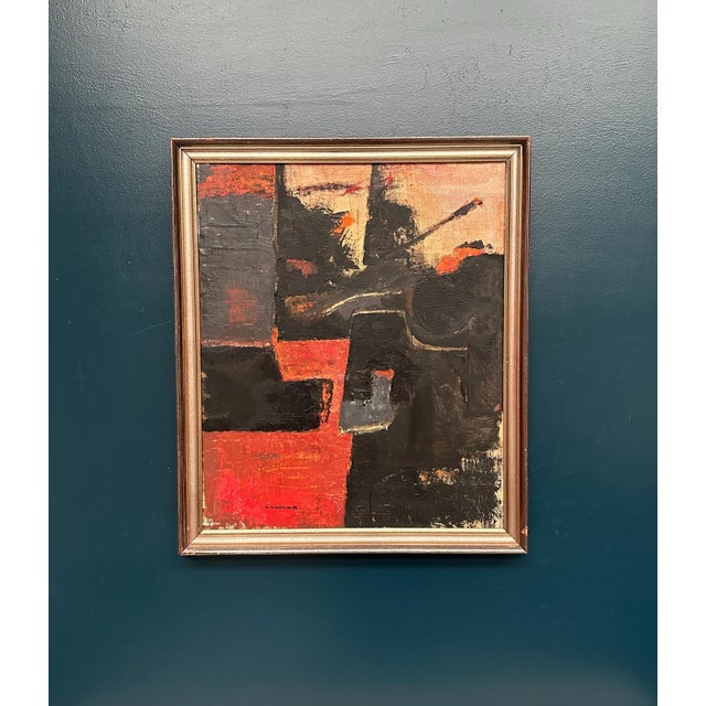 Gösta Wallmark, Transformation, 1950s, Oil Painting on Canvas, Framed For Sale - Image 5 of 18