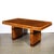 Brown Art Deco Streamlined Book-Matched & Burled Walnut W/ Black Lacquer Dining Table For Sale - Image 8 of 18
