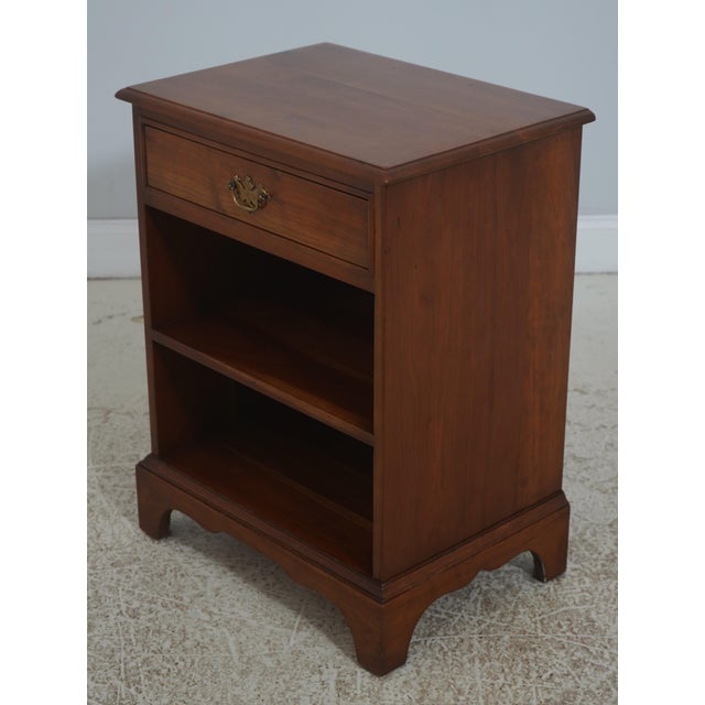 Age: Approx: 40 Years Old Details: Solid Cherry Bracket Feet Dovetailed Drawer Construction High Quality Construction...