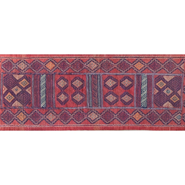 Early 20th Century Afghani Sumac Rug For Sale - Image 12 of 15
