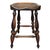 English Elm and Maple Turned Bar Stool For Sale - Image 4 of 11